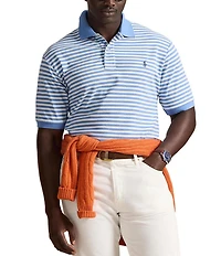 Polo Ralph Lauren Big & Tall Classic Fit Stripe Mesh Short Sleeve Polo Shirt