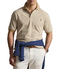 Polo Ralph Lauren Big & Tall Classic Fit Stripe Mesh Short Sleeve Polo Shirt