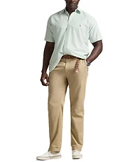 Polo Ralph Lauren Big & Tall Classic Fit Stripe Oxford Short Sleeve Woven Shirt