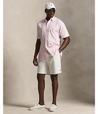 Polo Ralph Lauren Big & Tall Classic Fit Stripe Oxford Short Sleeve Woven Shirt
