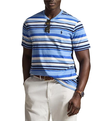 Polo Ralph Lauren Big & Tall Classic Fit Striped Jersey Short Sleeve T-Shirt