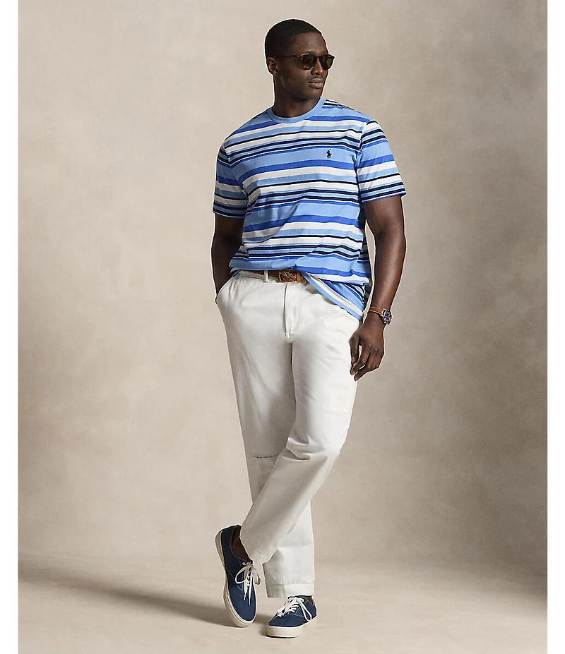 Polo Ralph Lauren Big & Tall Classic Fit Striped Jersey Short Sleeve T-Shirt