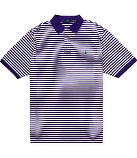 Polo Ralph Lauren Big & Tall Classic Fit Striped Mesh Short Sleeve Polo Shirt