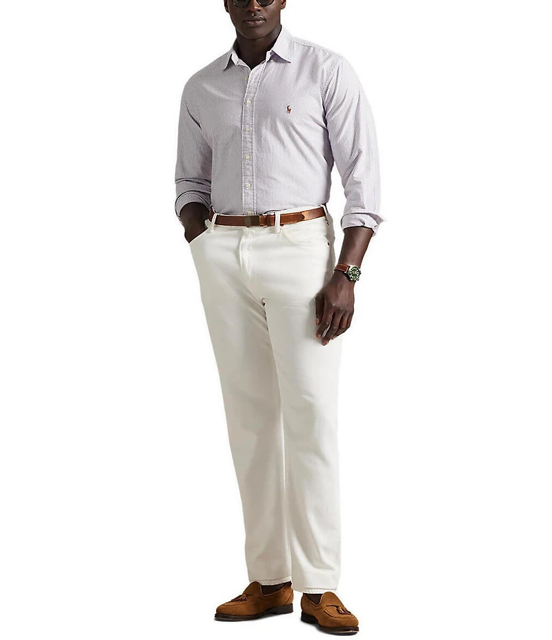 Polo Ralph Lauren Big & Tall Classic Fit Striped Oxford Long Sleeve Woven Shirt