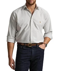 Polo Ralph Lauren Big & Tall Classic-Fit Striped Oxford Sportshirt