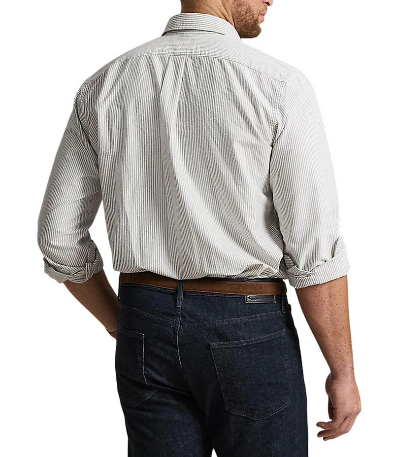 Polo Ralph Lauren Big & Tall Classic-Fit Striped Oxford Sportshirt