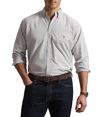 Polo Ralph Lauren Big & Tall Classic-Fit Striped Oxford Sportshirt