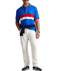 Polo Ralph Lauren Big & Tall Classic Fit RL Racing Striped Soft Cotton Short Sleeve Polo Shirt