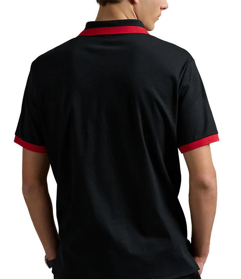 Polo Ralph Lauren Big & Tall Classic Fit RL Racing Striped Soft Cotton Short Sleeve Polo Shirt