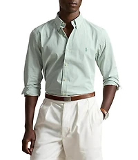 Polo Ralph Lauren Big & Tall Classic Fit Striped Stretch Poplin Long Sleeve Woven Shirt