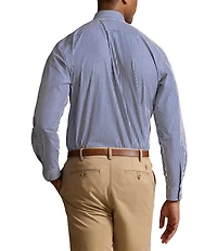 Polo Ralph Lauren Big & Tall Classic Fit Striped Stretch Poplin Shirt