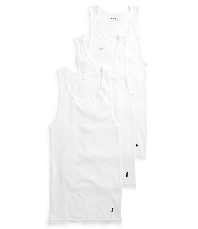 Polo Ralph Lauren Big & Tall Classic Fit Tanks 3-Pack