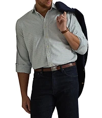 Polo Ralph Lauren Big & Tall Classic Fit Tattersall Oxford Long Sleeve Woven Shirt
