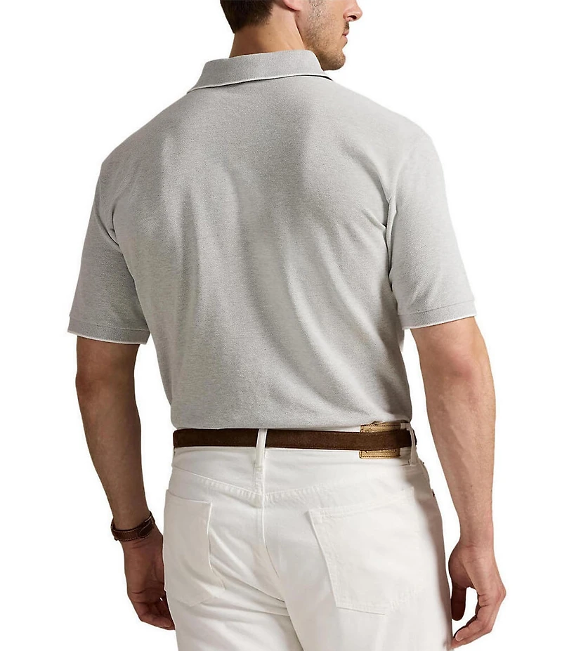 Polo Ralph Lauren Big & Tall Classic Fit Tipped Stretch Mesh Short Sleeve Polo Shirt