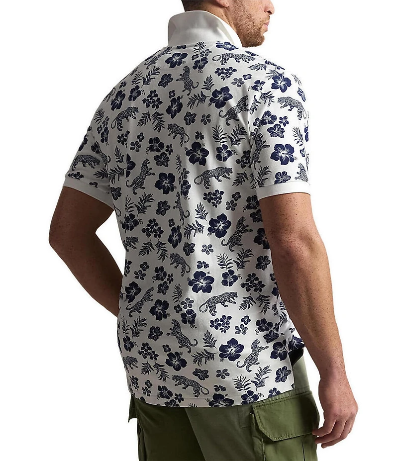 Polo Ralph Lauren Big & Tall Classic Fit Tropical Mesh Short Sleeve Polo Shirt