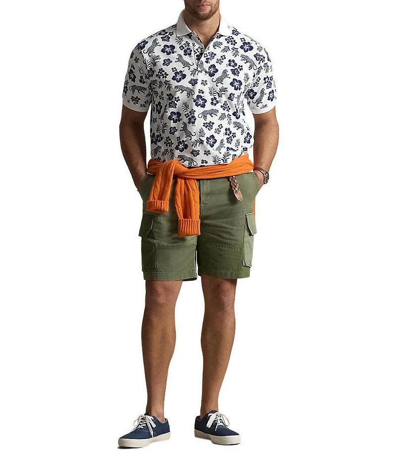 Polo Ralph Lauren Big & Tall Classic Fit Tropical Mesh Short Sleeve Polo Shirt