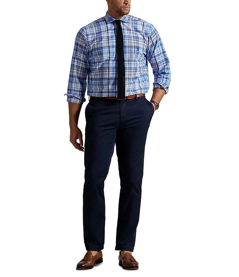 Polo Ralph Lauren Big & Tall Classic Multi Fit Plaid Oxford Long Sleeve Woven Shirt