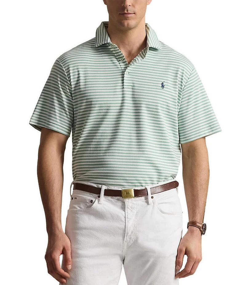 Polo Ralph Lauren Big & Tall Classic Striped Soft Cotton Short Sleeve Polo Shirt