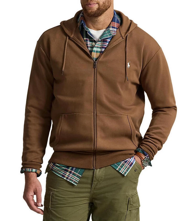 Polo Ralph Lauren Big & Tall Double-Knit Long Sleeve Full-Zip Hoodie