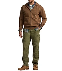 Polo Ralph Lauren Big & Tall Double-Knit Long Sleeve Full-Zip Hoodie