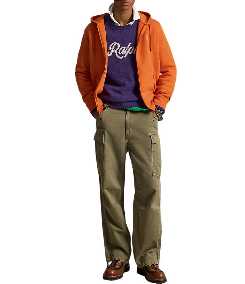 Polo Ralph Lauren Big & Tall Double-Knit Long Sleeve Full-Zip Hoodie