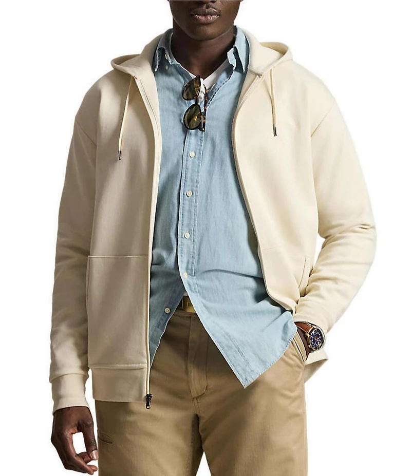 Polo Ralph Lauren Big & Tall Double-Knit Long Sleeve Full-Zip Hoodie