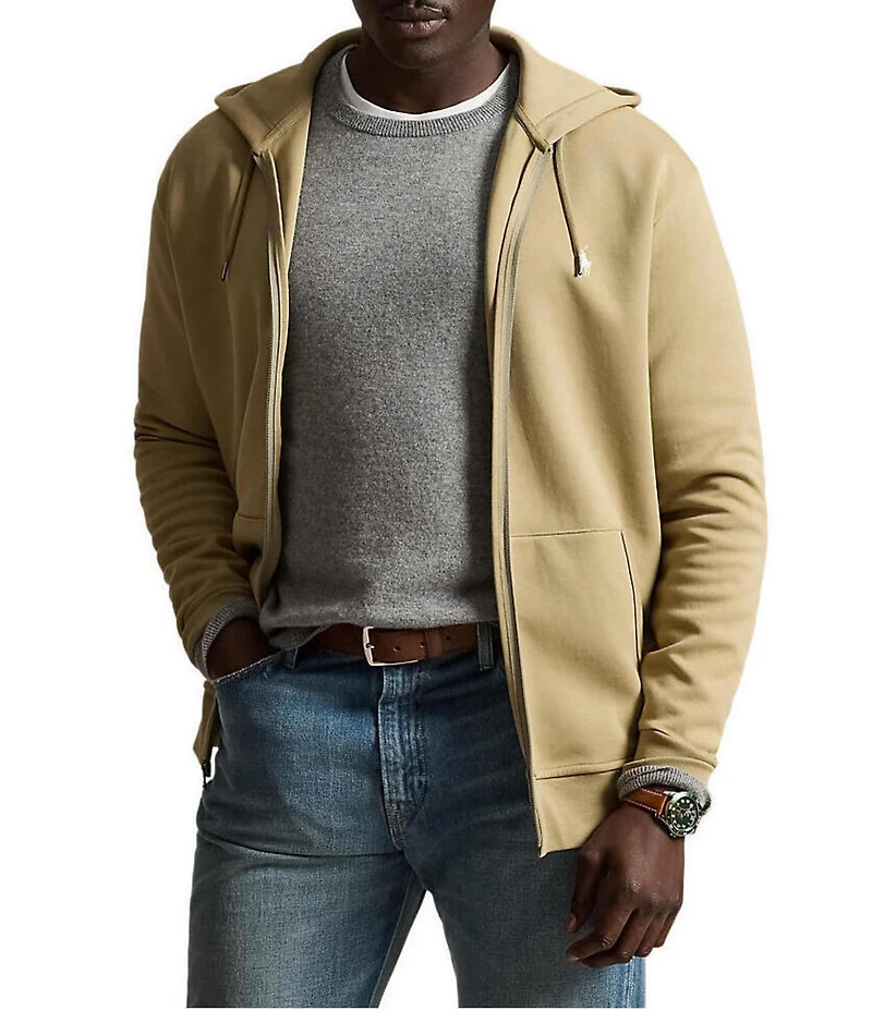 Polo Ralph Lauren Big & Tall Double-Knit Long Sleeve Full-Zip Hoodie