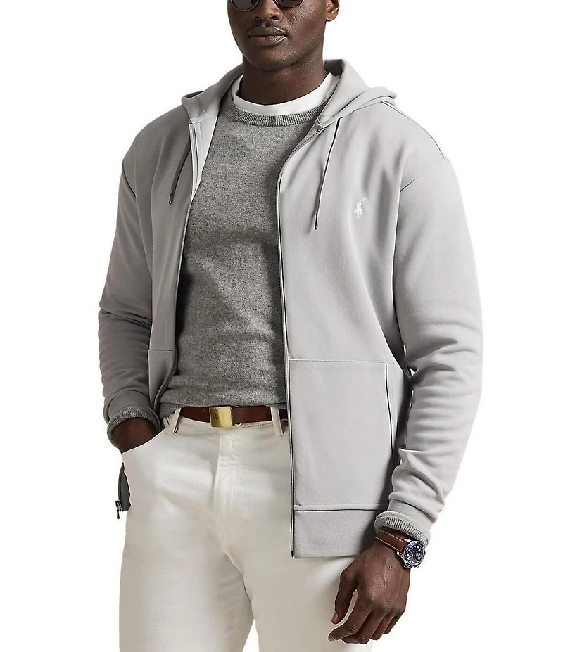 Polo Ralph Lauren Big & Tall Double-Knit Long Sleeve Full-Zip Hoodie