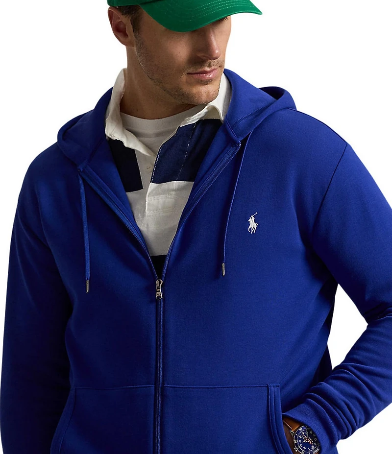 Polo Ralph Lauren Big & Tall Double-Knit Long Sleeve Full-Zip Hoodie