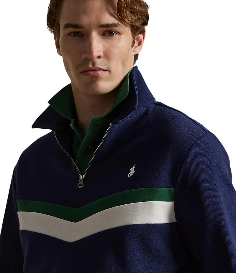 Polo Ralph Lauren Big & Tall Double-Knit Quarter-Zip Sweatshirt