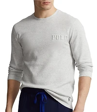 Polo Ralph Lauren Big & Tall Embossed Crew Neck Thermal Sleep Shirt