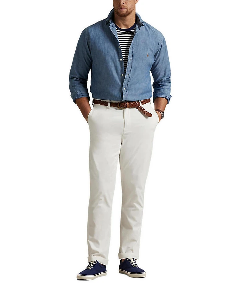 Polo Ralph Lauren Big & Tall Flat Front Stretch Chino Pants