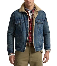 Polo Ralph Lauren Big & Tall Fleece Lined Trucker Jacket