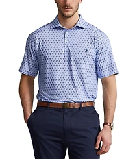 Polo Ralph Lauren Big & Tall Foulard Print Performance Short Sleeve Polo Shirt