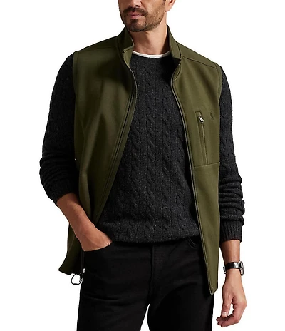 Polo Ralph Lauren Big & Tall Full-Zip Double Knit Vest