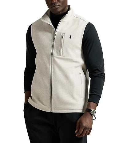 Polo Ralph Lauren Big & Tall Full-Zip Double Knit Vest