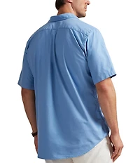 Polo Ralph Lauren Big & Tall Garment-Dye Oxford Short-Sleeve Woven Shirt
