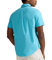 Polo Ralph Lauren Big & Tall Garment-Dye Oxford Short-Sleeve Woven Shirt