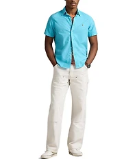 Polo Ralph Lauren Big & Tall Garment-Dye Oxford Short-Sleeve Woven Shirt