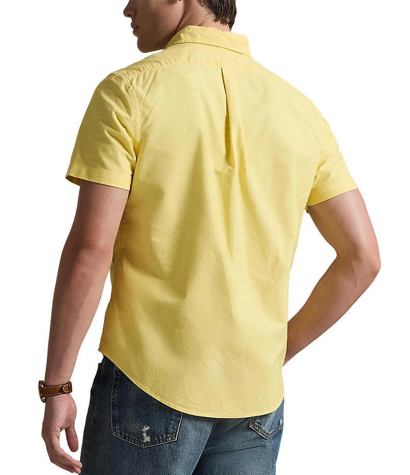 Polo Ralph Lauren Big & Tall Garment-Dye Oxford Short-Sleeve Woven Shirt