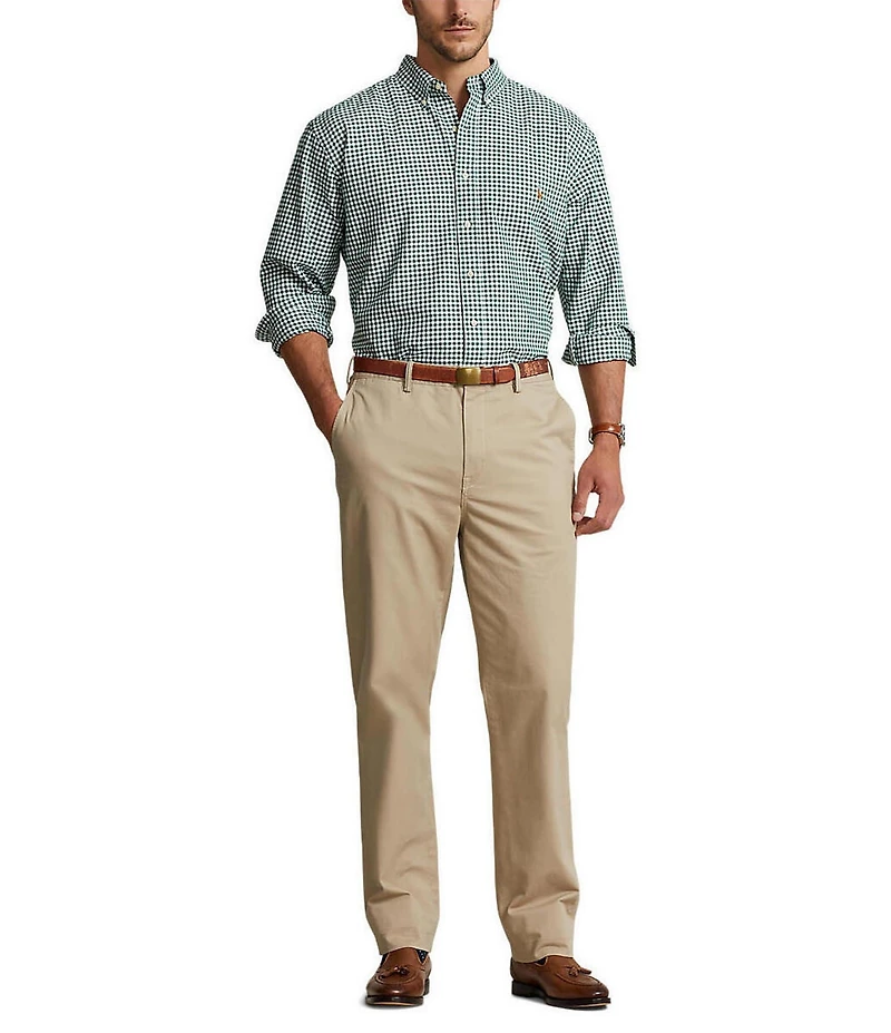 Polo Ralph Lauren Big & Tall Gingham Oxford Long Sleeve Woven Shirt