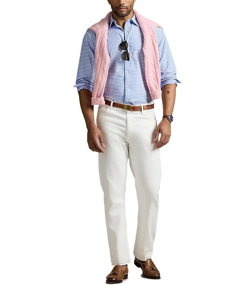 Polo Ralph Lauren Big & Tall Gingham Oxford Long Sleeve Woven Shirt
