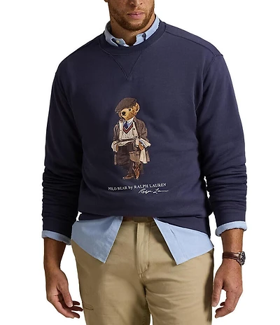 Polo Ralph Lauren Big & Tall Heritage Bear Fleece Sweatshirt
