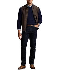 Polo Ralph Lauren Big & Tall Hybrid Full-Zip Sweater Vest