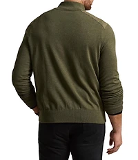 Polo Ralph Lauren Big & Tall Hybrid Mock Neck Cardigan