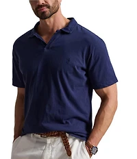 Polo Ralph Lauren Big & Tall Linen-Blend Short Sleeve Polo Shirt