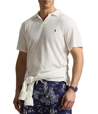 Polo Ralph Lauren Big & Tall Linen-Blend Short Sleeve Polo Shirt