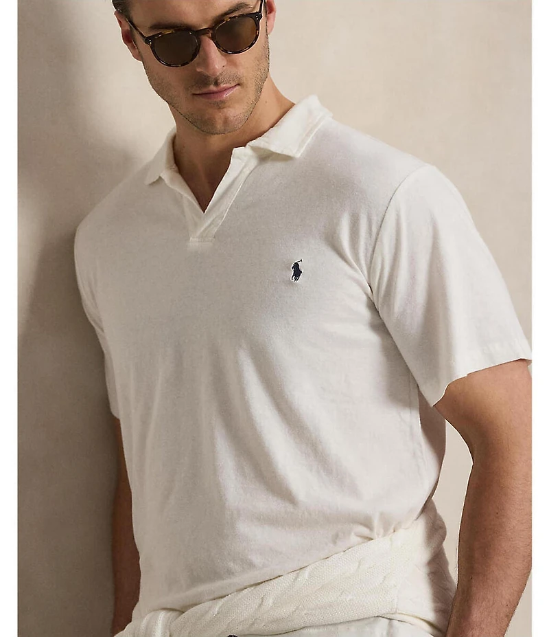 Polo Ralph Lauren Big & Tall Linen-Blend Short Sleeve Polo Shirt