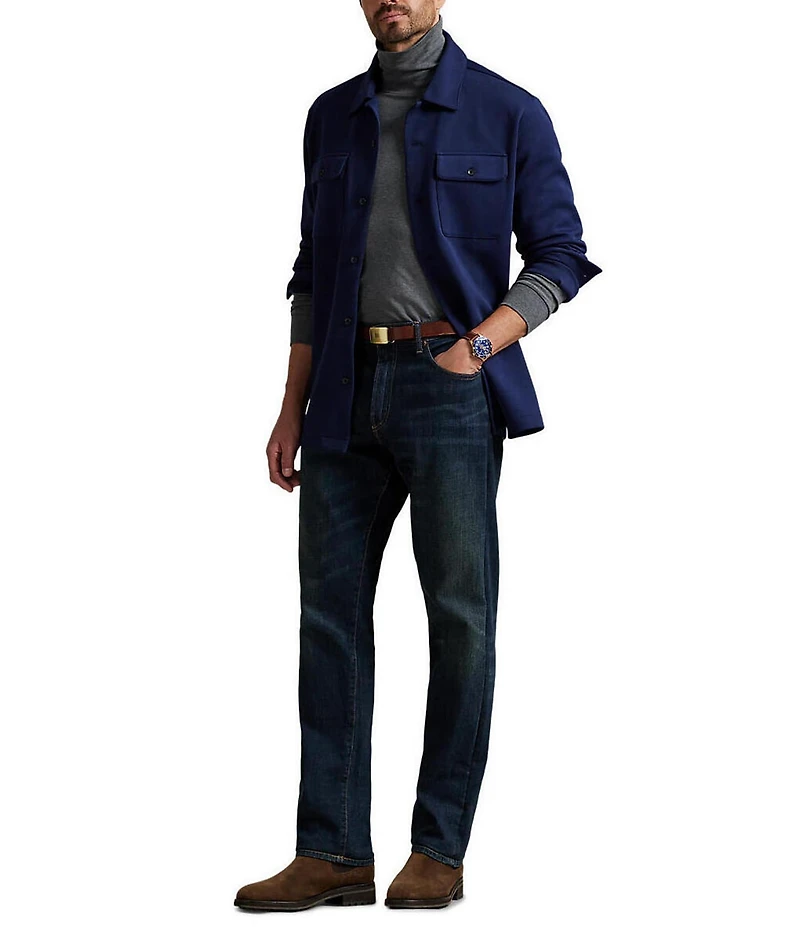 Polo Ralph Lauren Big & Tall Long-Sleeve Double-Knit Camp Shirt