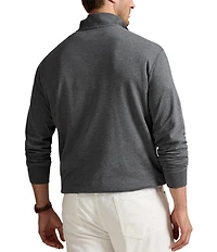 Polo Ralph Lauren Big & Tall Luxury Jersey Quarter-Zip Pullover